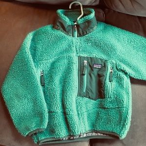Kids xs Patagonia Sherpa fleece zip up jacket